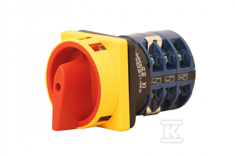 Вимикач 32A 3P панельний L/P з - F3.1090